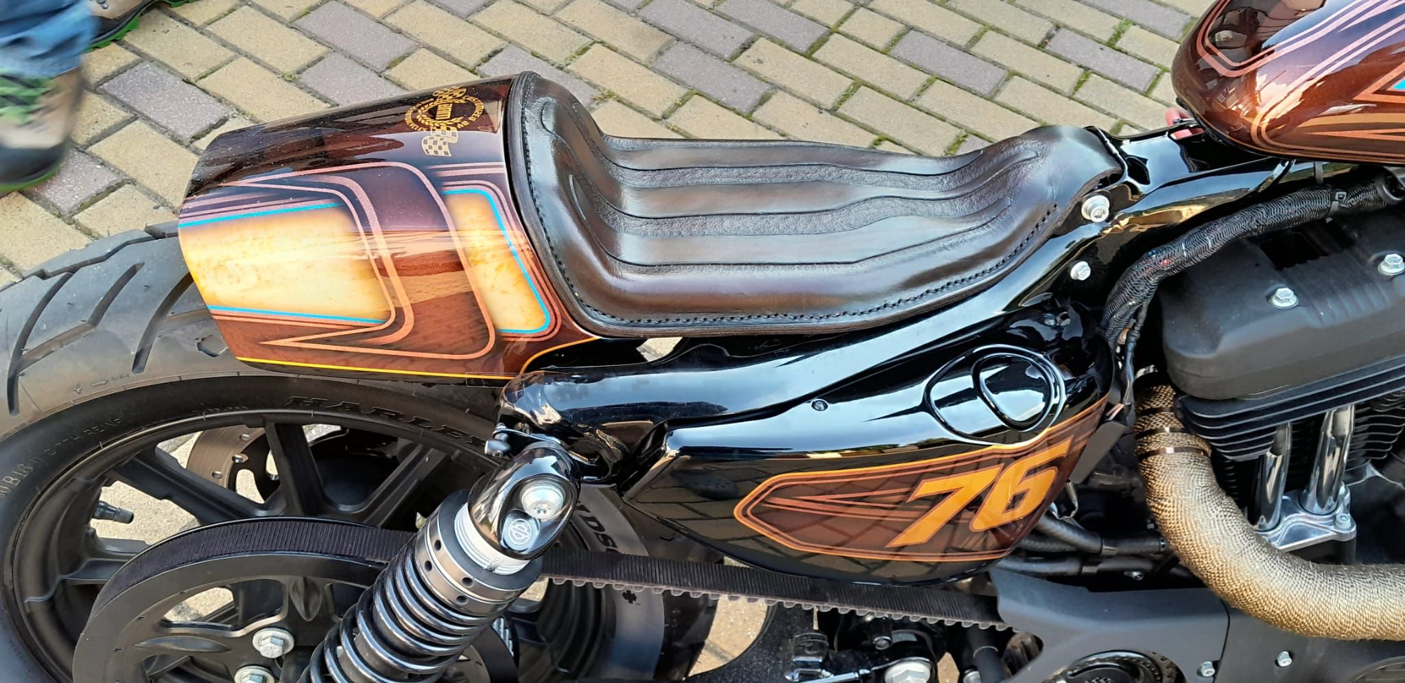 Custom motocykl cafe racer